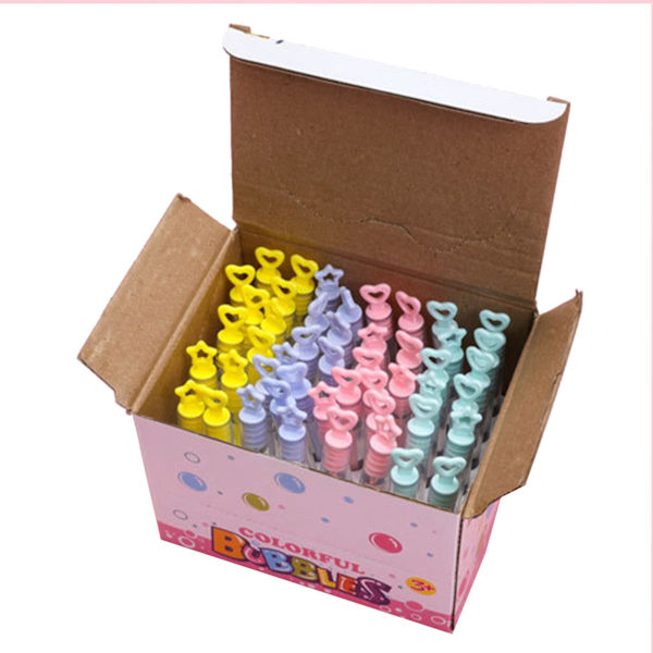 48 ST Bubble Wand Plast Bubbellim Miljöskydd Bubbelblåsrör för 4 till 6 år gamla barn