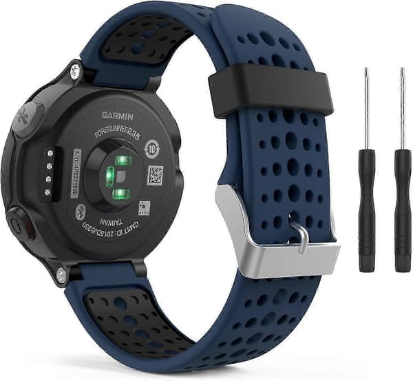 1 stk. blød silikonerem til Garmin Forerunner 235/220/230/620/630/735 smartur