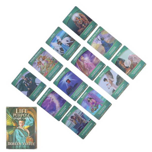 Livsformål Tarotkort Spådomskort Interaktion Brætspil Belagt Papirkort
