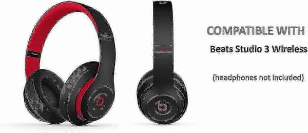 Erstatningshovedbånd til Studio 3 - Reparationstilbehør til hovedtelefoner Defiant Black-Red
