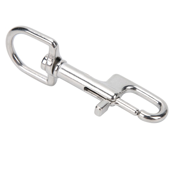 Dykk i rustfritt stål Enkelendede Snap Clips Single Eye Bolt Snap Hooks Spenne 100 mm/3,9 tommer