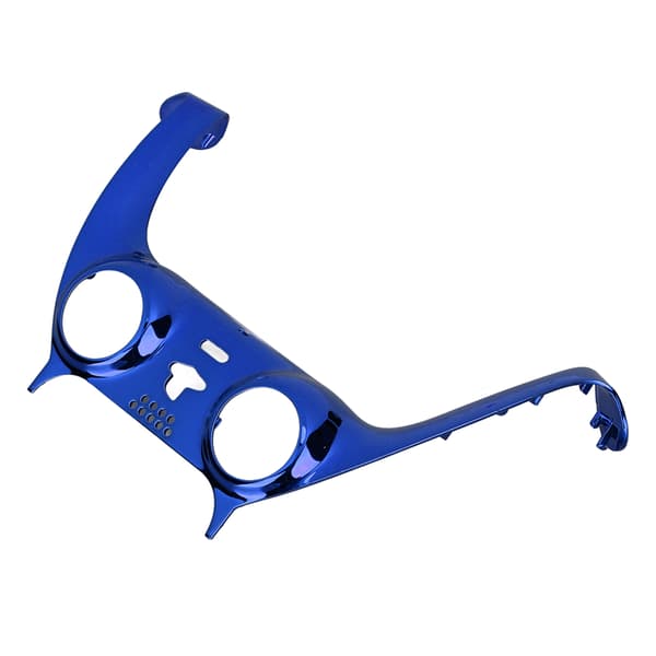 For PS5-kontroller frontplate DIY erstatningsklips skall dekorasjonstilbehør med joystick-deksler blå