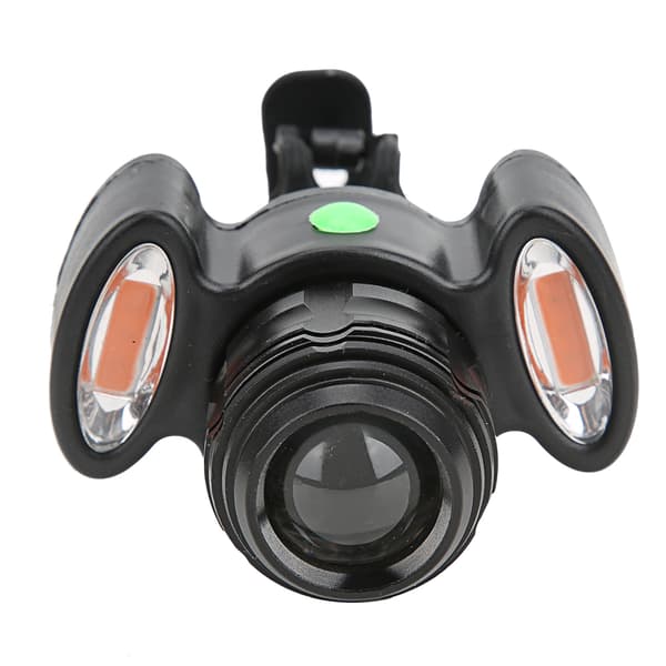 Night Cycling High Brightness Bicycle USB Charging Front Light Lamp Flashlight for Mountain Bicycle Black