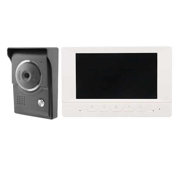 Videoovikello 7 tuuman HD Yökuva IP55 vedenkestävä intercom visuaalinen ovikello asunnoille 100‑240V AU-liitäntä