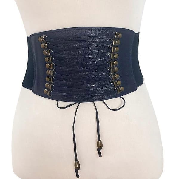 Dame midjebelte Elastisk Mote Dark Blue