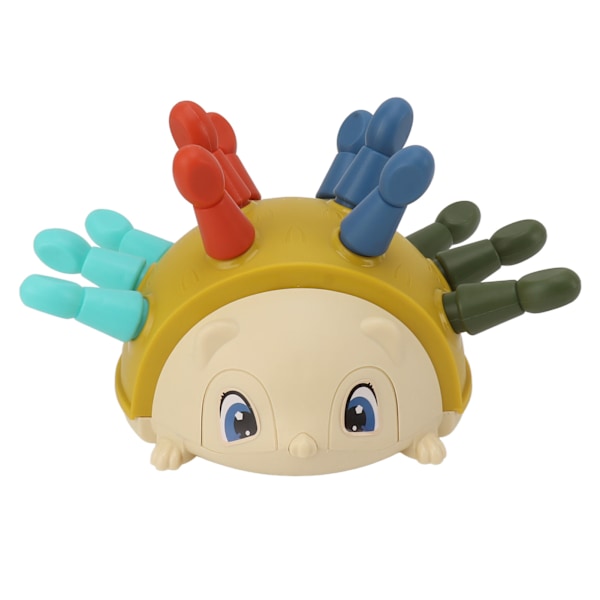 Sensoriska igelkottsleksaker Gul Grön Lätt att greppa Hand Eye Coordination Finmotor Hedgehog for Kids
