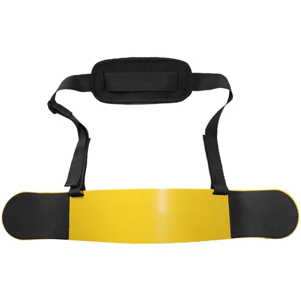 Biceps träningsplatta Hantel Skivstång Gymutrustning Biceps Rack Arm Trainer Curl Plate, gul