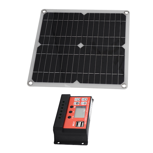15W Aurinkopaneelisetti Kaksois-USB DC-lähtö 100A Ohjain Aurinkokennot Autovene Akun Ohjaus Oranssi