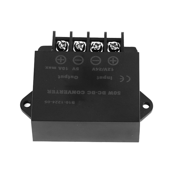 Bil LED Display Power Converter 12V 24V till 5V 10A 50W Buck Power Converter Modul