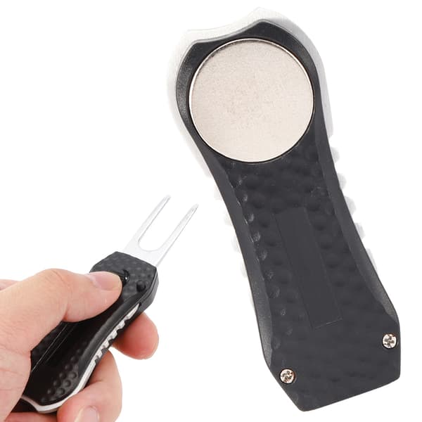 Rustfritt stål Golf Divot Tool Cleaner Golf Ball Marker Bærbar golftilbehør