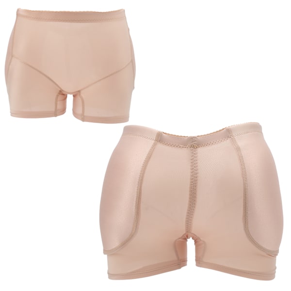Bløde åndbare Hip-løfttrusser Butt Lifter Kvinder Polstrede Butt Body Shaping Underwear Hudfarve L