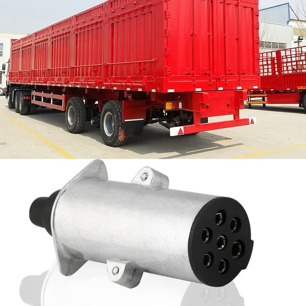 24V 7-benet Trailer Stik N Type Trækstik Adapter til Trailer Lastbil Campingvogn