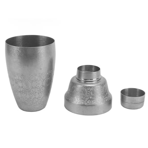 Cocktail Shaker 304 Rustfrit Stål Boston Shaker Mixer med Indbygget Sil til Bar Hjem Bartending
