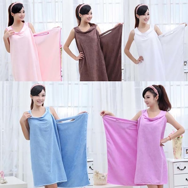 Bærbar superabsorberende mikrofiber badehåndklæde Beach Body Wrap vaskeklud