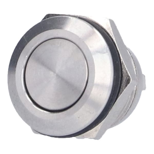 5 stk Flat Top Button Switch Rustfritt stål Vanntett skruveterminal Strømtilbehør 0‑220V12mm