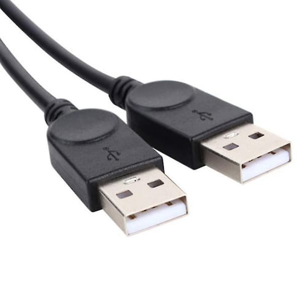 USB 2.0 1 hun til 2 han Y-splitter data synkronisering opladning forlængerkabel Hfmqv