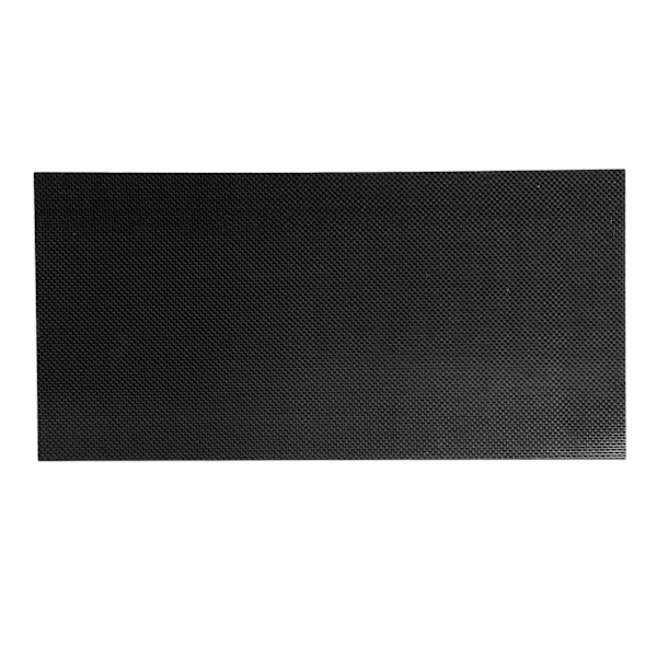 Kolfiberplatta 3K kypert glänsande blank yta Kolfiberpanel för droneleksaksmaterial 200x400x0,5 mm/7,87x15,75x0,02in
