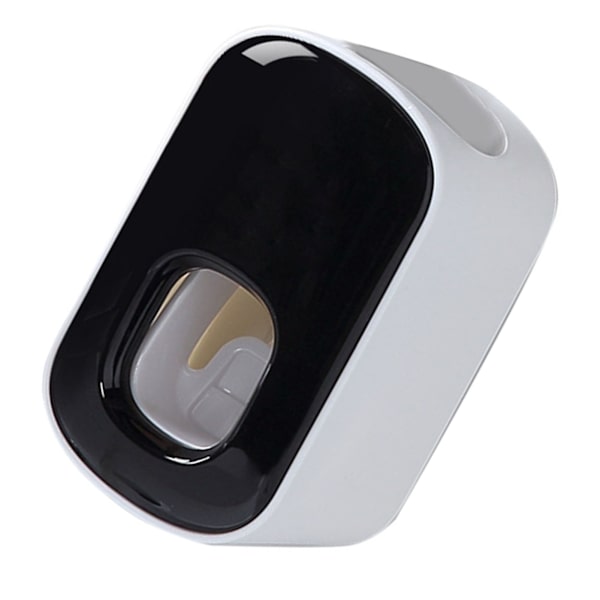 Toothpaste Dispenser Self-Adhesive Sticker Nail-Free Installation Wall-Mounted Automatic Toothpaste Squeezer for Bathroom Black
