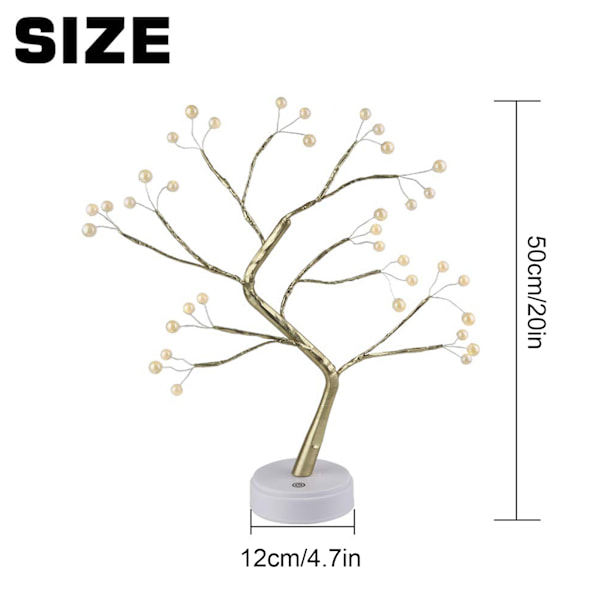 LED-Bonsai 4 väriä Valoa 108 LED-lampulla Koti Sisustus Kaukosäätimellä