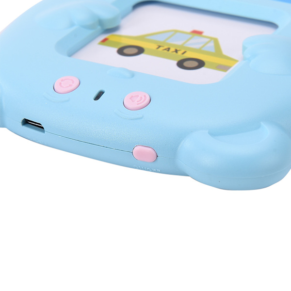 Smartkortleser med 224 engelske ord Baby Word Learning Reading Machine for Early Education Rosa
