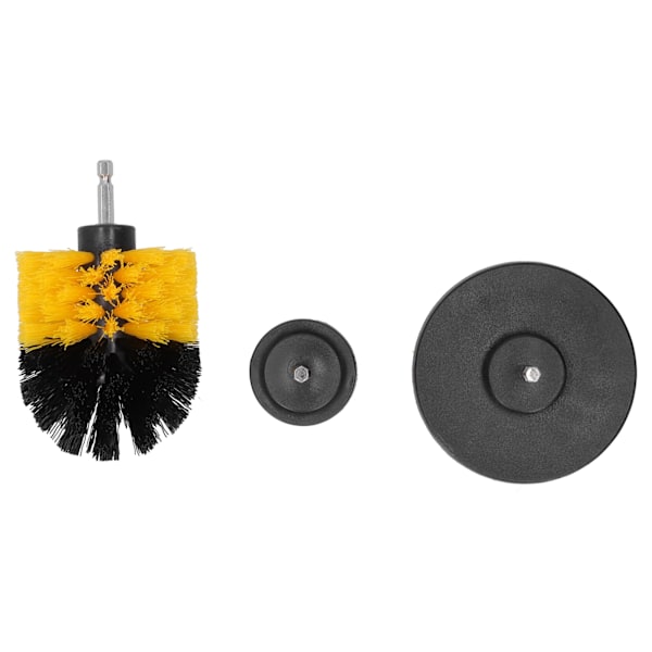 Borrborstefäste Set Nylon Hair Power Scrubber Borste Golvplattor Rengöringsverktyg Gul