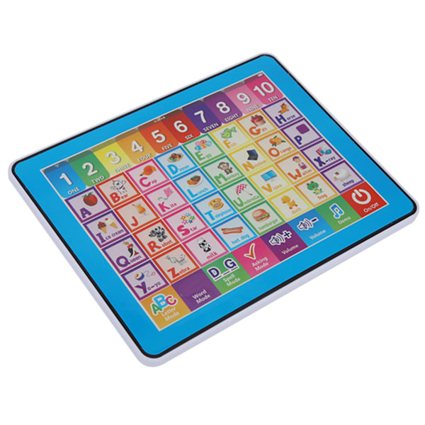 Kids Learning Pad Kids Tablet Early Child Development Toy for Words Spelling Music