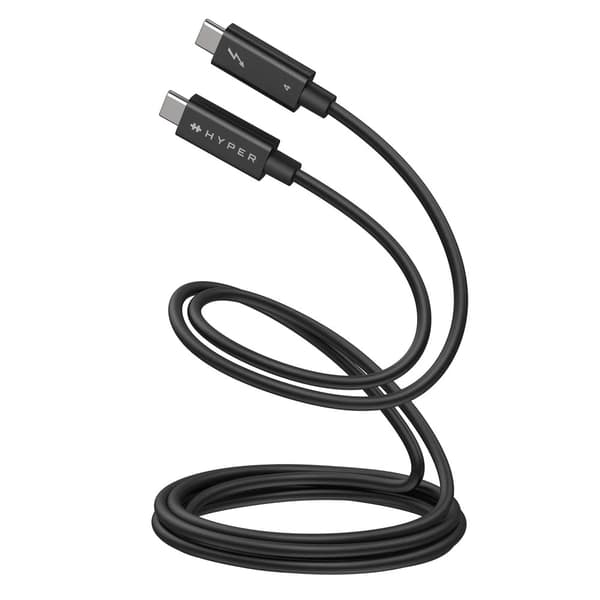 HyperDrive Thunderbolt-kabel 2 m / USB-C til USB-C Thunderbolt Svart 964