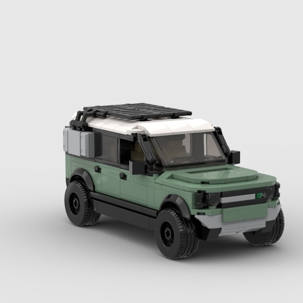 453 delar byggstenar super racingbil hastighet Land Rover Defender 110P400 racingbil modell födelsedagspresent nyårspresent