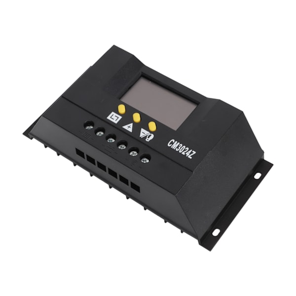 PWM Solcellsladdningsregulator med LCD-display, intelligent PWM Solpanelregulator med termisk sensor