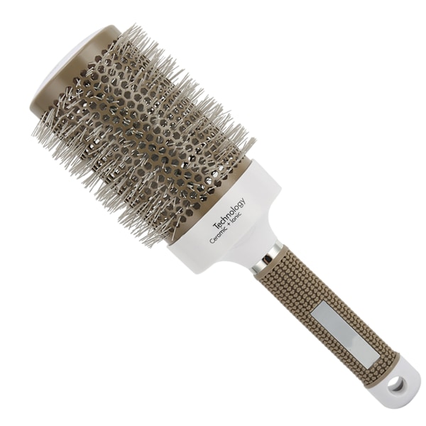 Rund borste Hårföning Styling Ionic Roll Nylonborst Fön Hårborste Kam65#