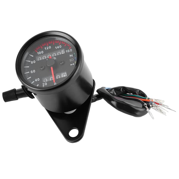12V LED Odometer Speedometer Tachometer Retro Stil Høj Nøjagtighed til Motorcykel