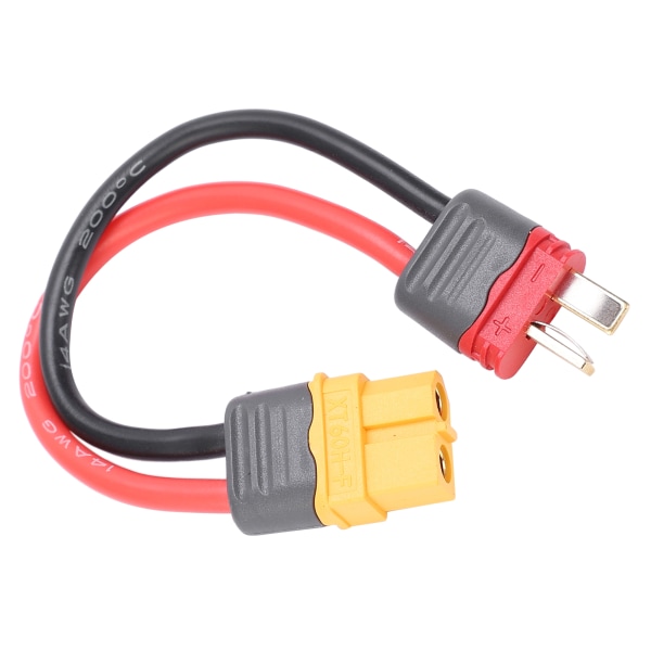 XT60 Female to Male TPlug Adapter Silicone Wire Charger Cable 14AWG RC Parts with Sheath