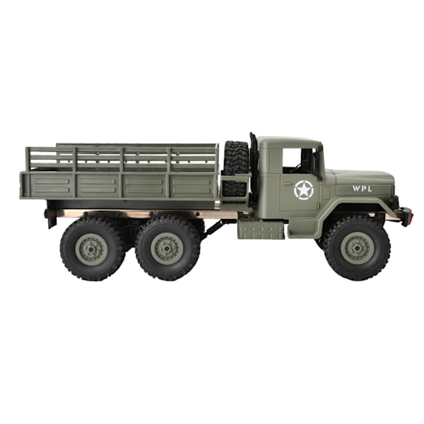 6WD RC Car 2.4G Fjärrkontroll Crawler Car Climbing Vehicle Toy (armégrön)