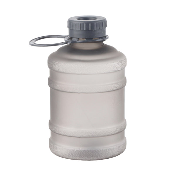 Bærbar plastikvandflaske Ins Style Trend Student Sød Vandflaske 650ML Stor Volumen Sort