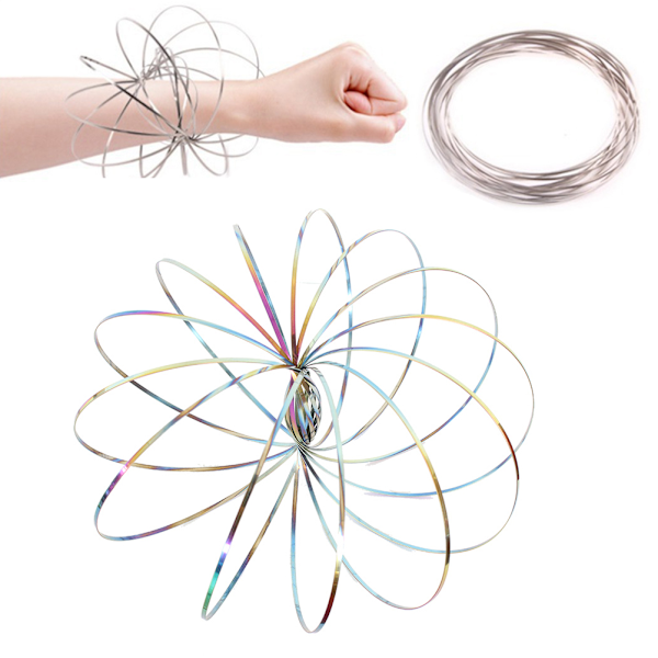 Armring av rostfritt stål Dekompressionsarmband Leksak Multifunktionsarmband Fluid Toy
