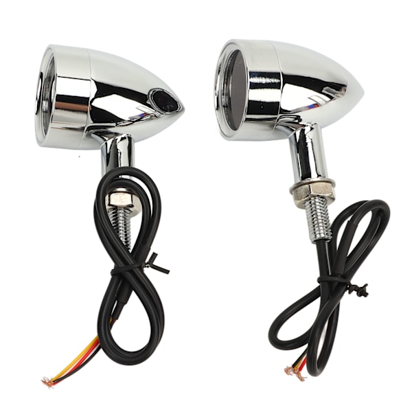 1 Par Blinkers 10mm Hög Ljusstyrka Stabil Motorcykel Blinkers Ersättning för Suzuki för Bobber Chopper