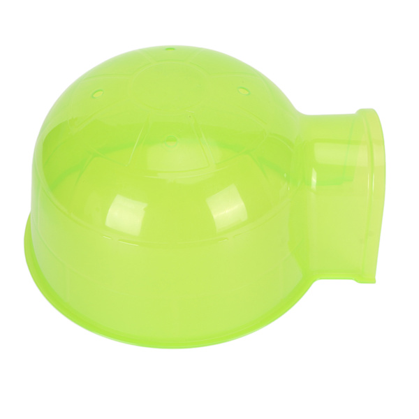 Hamster Sandbadbeholder Transparent Pustende Hamster Toalett Gjemmested Smådyr Baderom for Hamster Pinnsvin 16x14x9cm / 6.3x5.5x3.5in