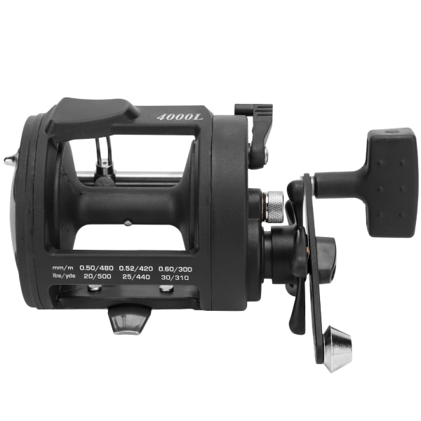 Fiskrulle Havsfiske 1BB Fiskrulle Baitcasting Rulle Fiskehjul Tillbehör4000L