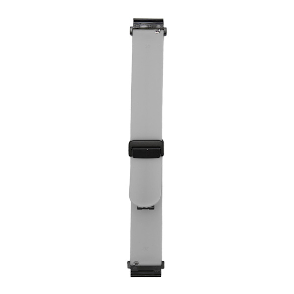 Klockband Vikbart magnetiskt spänne Klocka Bytesrem Silikon Sportarmband för Fenix ​​7S/6S/5S 0.79in Grå