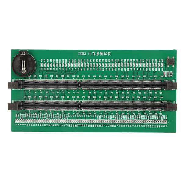 DDR3 muistitesteri PCB DDR3 muistitestikortti 110 LED-indikaattorilla pöytätietokoneen DDR3-muistille