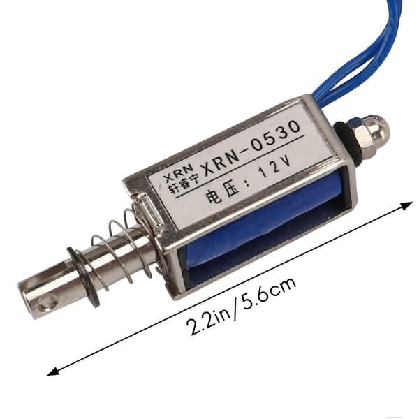 6X Solenoidi Sähkömagneetti Push/Pull 10 mm DC 12 V 2,1 kg Voima
