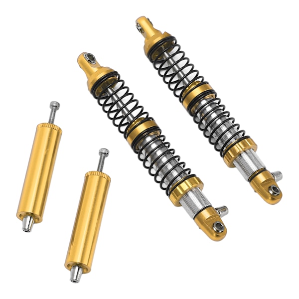 1 par främre bakre stötdämpare RC biluppgraderingsdelar för AXIAL SCX10 1/10 fjärrkontroll CarGold
