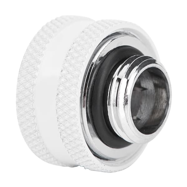 Vattenkylningskompressionskoppling (4-pack) - vit, för styvt akrylrör OD 14 mm
