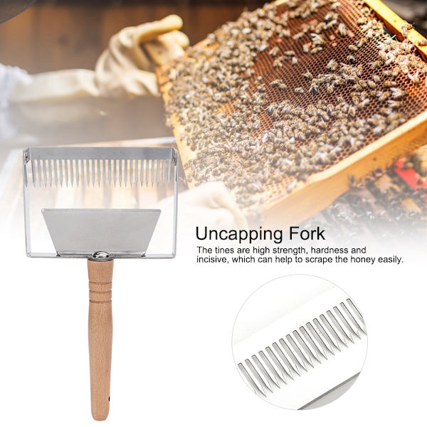 Biredskap Bred avlokkingsgaffel Honning Bikube Spade Biredskap Biredskap