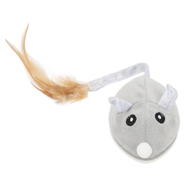 Cat Mouse Toy USB Charging Lifelike Safe Interactive Kitten Automatic Moving Mouse Toy for Indoor Use