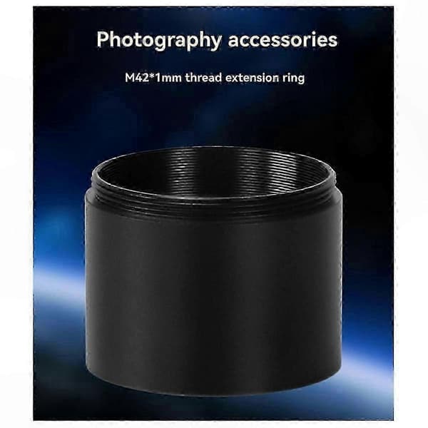 M42x1mm teleskopfokusforlengelsesrør