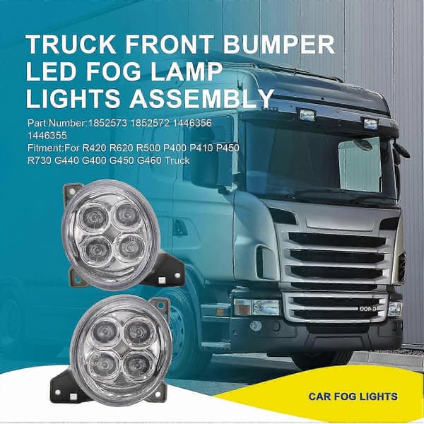 1 par 24V lastebil front LED tåkelys enhet 1852573 1852572 erstatning