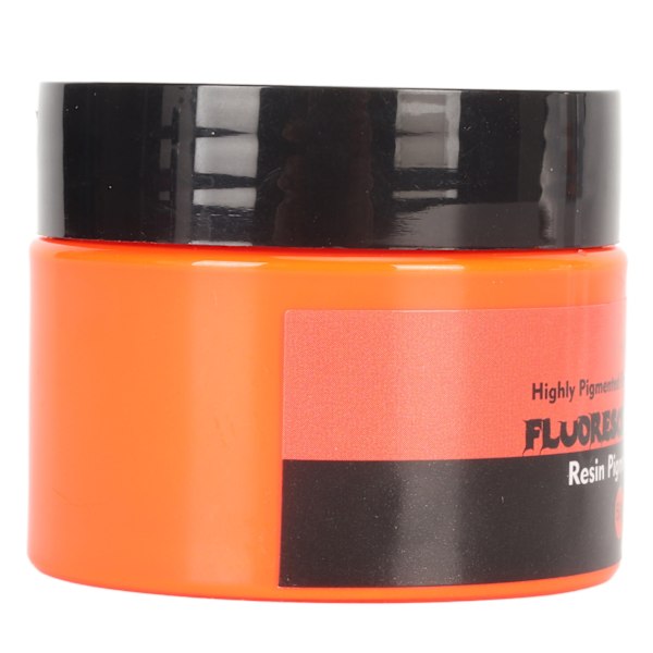 50g Fluorescerende Farge Resin Pigmentpasta Høy Konsentrasjon Høyt Pigmentert Resin Pigmentpasta for DIY Malekunst Fluorescerende Oransje