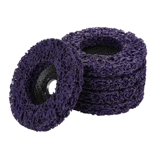 5-delt Poly Strip Skive Sæt 100 mm Diameter Ideel til Fjernelse af Maling og Rust