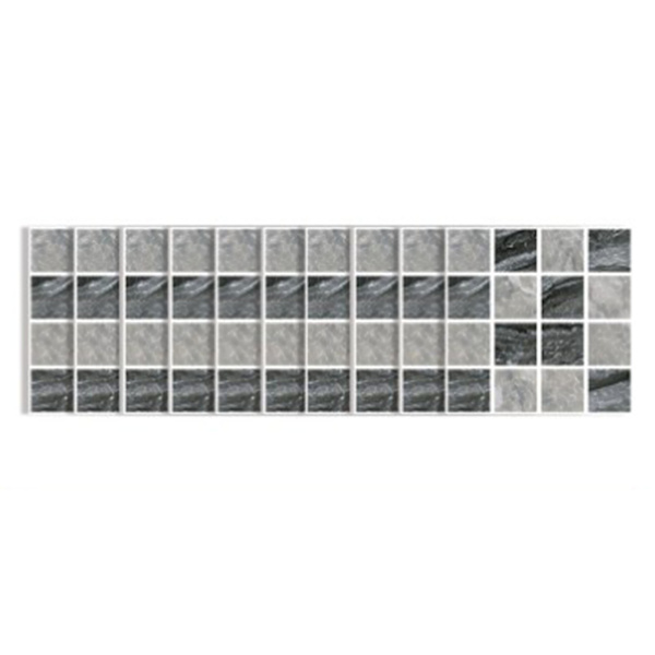 30 kpl mosaiikkitapetit PVC 3D vedenkestävä öljynkestävä itseliimautuva seinätarra keittiötasolle vaaleanharmaa ruudullinen